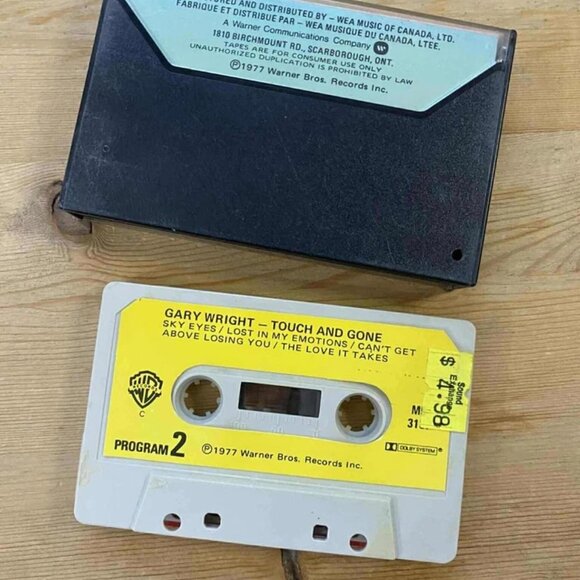 Gary Wright – Touch And Gone Vintage Cassette Tapes C11 - Picture 2 of 2